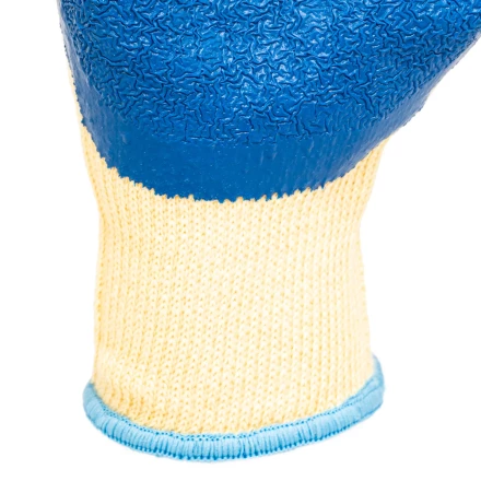 Перчатки трикотажные, полиэфирные, латексное рельефное покрытие, 10// Сибртех 677535 купить в Нижневартовске