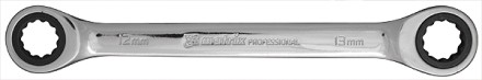 Ключ накидной трещоточный 14х15мм CrV зеркальный хром MATRIX PROFESSIONAL 14504 купить в Нижневартовске