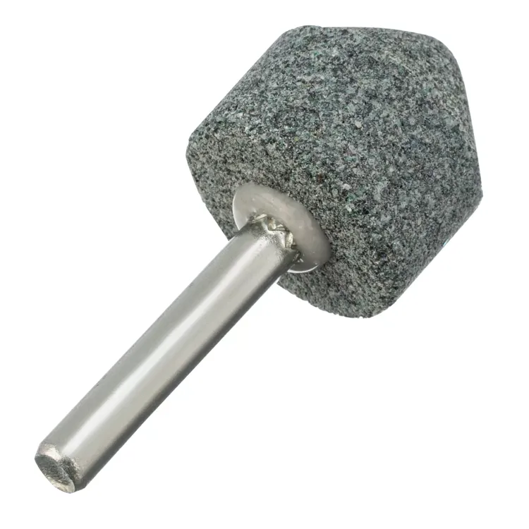 Шарошка абразивная, конус, для дрели, 25 x 25 мм, хвостовик d6 мм, 63С Denzel 76021 купить в Нижневартовске