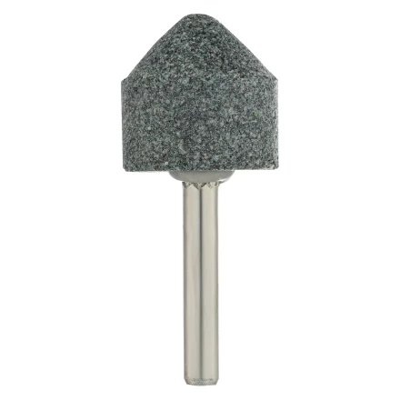 Шарошка абразивная, конус, для дрели, 25 x 25 мм, хвостовик d6 мм, 63С Denzel 76021 купить в Нижневартовске