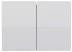 Выключатель СВЕТОЗАР "ЭФФЕКТ" двухклавишный, без вставки и рамки, цвет белый, 10A/~250B SV-54434-W купить в Нижневартовске