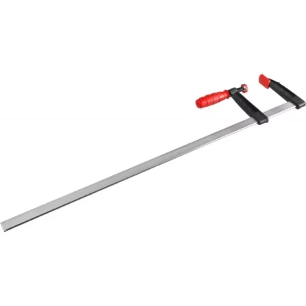 Струбцина ЗУБР "МАСТЕР", тип "F", пластмассовая ручка, стальная закаленная рейка, 120х800мм 32150-120-800 купить в Нижневартовске