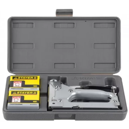 Степлер "Pro 53" для скоб тип 53 (4-14 мм), в кейсе, STAYER Professional 3150-H4_z01 купить в Нижневартовске