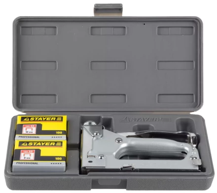 Степлер "Pro 53" для скоб тип 53 (4-14 мм), в кейсе, STAYER Professional 3150-H4_z01 купить в Нижневартовске