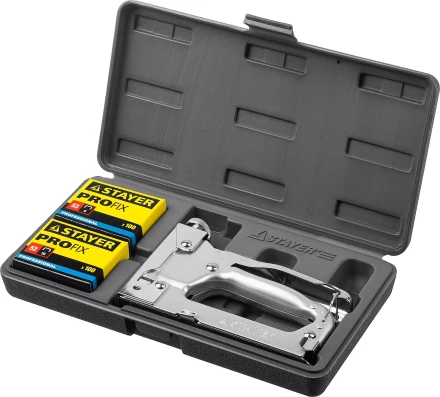 Степлер "Pro 53" для скоб тип 53 (4-14 мм), в кейсе, STAYER Professional 3150-H4_z01 купить в Нижневартовске