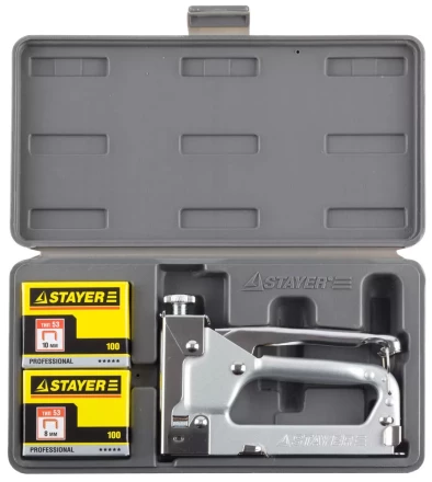 Степлер "Pro 53" для скоб тип 53 (4-14 мм), в кейсе, STAYER Professional 3150-H4_z01 купить в Нижневартовске