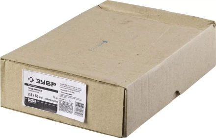 Гвозди ЗУБР "МАСТЕР" винтовые оцинкованные чертеж № 7811-7335, 2,5х50мм, 5кг 305270-25-050 купить в Нижневартовске