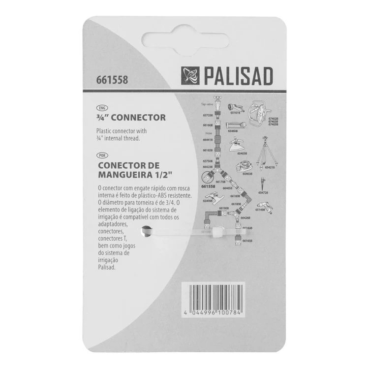 Соединитель пластмассовый быстросъемный, внутренняя резьба 3/4" Palisad 661558 купить в Нижневартовске
