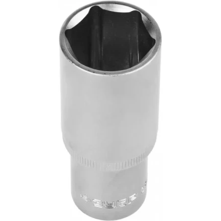 Головка торцовая ЗУБР "МАСТЕР" (1/2"), удлиненная, Cr-V, FLANK, хроматированное покрытие, 24мм 27726-24 купить в Нижневартовске