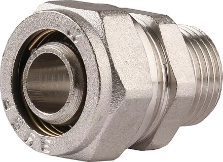 Соединитель ЗУБР с наружной резьбой, цанга-штуцер, 3/4"х20х2,0 мм, никель 51401-20-3/4 купить в Нижневартовске