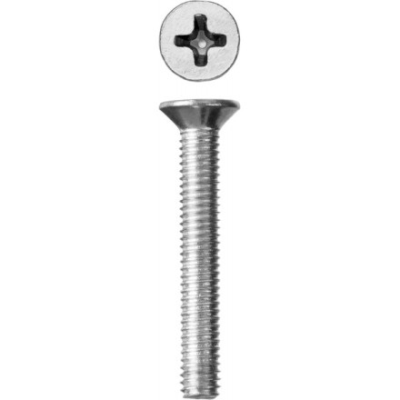 Винт DIN 965, M6 x 40 мм, 6 шт, кл. пр. 4.8, оцинкованный, ЗУБР 303116-06-040 купить в Нижневартовске
