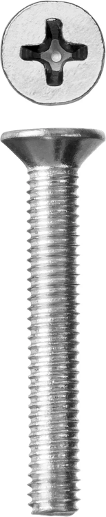 Винт DIN 965, M6 x 40 мм, 6 шт, кл. пр. 4.8, оцинкованный, ЗУБР 303116-06-040 купить в Нижневартовске