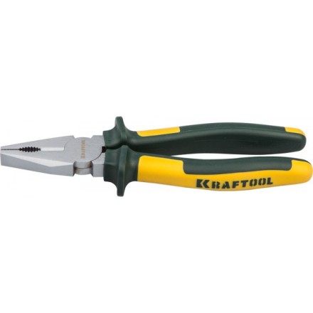 Плоскогубцы KRAFTOOL&quot;KRAFT-MAX&quot;комб,Cr-Mo,маслобензост двухкомп рукоятки,шарнирное соединение с повыш износост,180мм 22011-1-18 купить в Нижневартовске