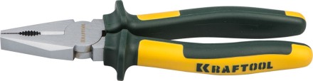 Плоскогубцы KRAFTOOL&quot;KRAFT-MAX&quot;комб,Cr-Mo,маслобензост двухкомп рукоятки,шарнирное соединение с повыш износост,180мм 22011-1-18 купить в Нижневартовске