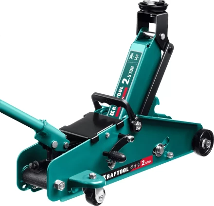 Домкраты KRAFTOOL подкатные гидравлические, алюминиевый корпус 43457-2.5 купить в Нижневартовске