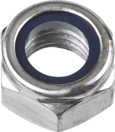 Гайка ЗУБР "МАСТЕР" DIN 985 самостопорящаяся, с нейлоновым кольцом, класс прочности 8, оцинкованная, M20, 5кг 303580-20 купить в Нижневартовске