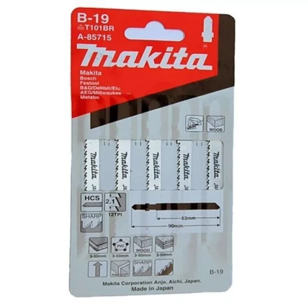 Пилки для лобзика Makita B-19 A-85715 купить в Нижневартовске
