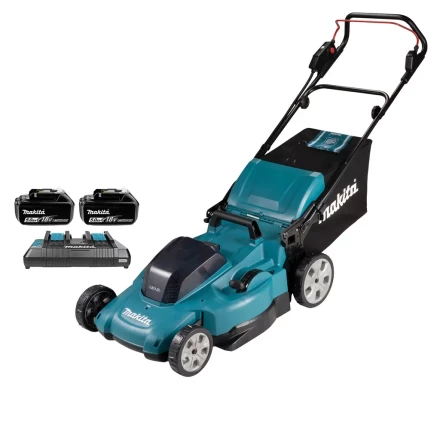 Аккумуляторная газонокосилка 53см, 2х18V Makita DLM538CT2 ( 2* 5Ач , ЗУ ) купить в Нижневартовске