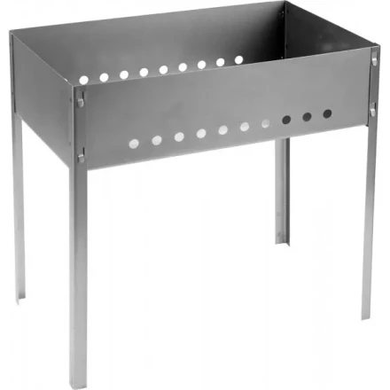 Мангал GRINDA "BARBECUE", толщина 0,8мм, в коробке, 500х300х500мм 427782 купить в Нижневартовске