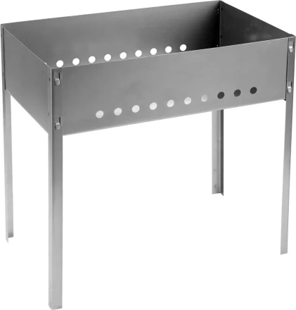 Мангал GRINDA "BARBECUE", толщина 0,8мм, в коробке, 500х300х500мм 427782 купить в Нижневартовске