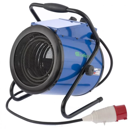 Тепловая пушка ТВ-9 380 В 3 режима вентилятор 4500-9000 Вт Сибртех 96435 купить в Нижневартовске