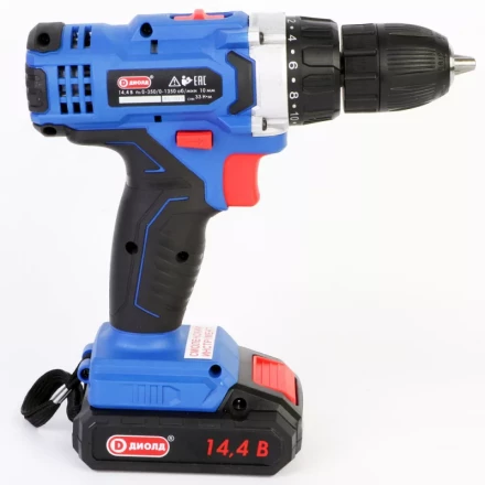 Аккумуляторная дрель-шуруповерт Диолд ДЭА-14ЛИ-07 купить в Нижневартовске