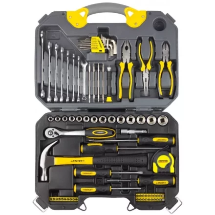 Набор инструментов STAYER "PROFI" универсальный, высококачественная CRV сталь, хромированное покрытие, 78 предметов 27710-H78 купить в Нижневартовске