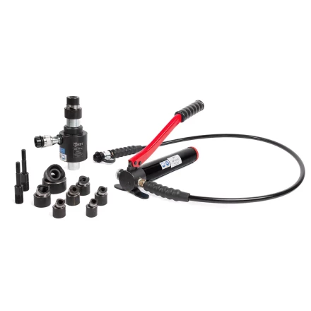 Пресс гидравлический помповый КВТ ПГПО-115 для пробивки отверстий в стальных листах (88211) купить в Нижневартовске