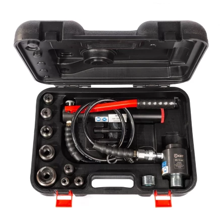 Пресс гидравлический помповый КВТ ПГПО-115 для пробивки отверстий в стальных листах (88211) купить в Нижневартовске