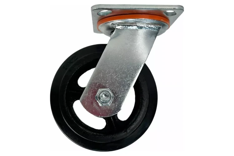 Аппаратное поворотное колесо большегрузное HITCH 125*50 резина черная SCd55 (SZ084996) купить в Нижневартовске