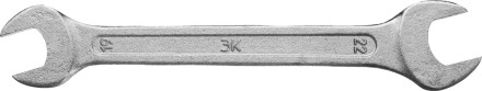 Ключ рожковый гаечный ЗУБР &quot;СТАНДАРТ&quot;, оцинкованный, 19х22мм 27115-19-22 купить в Нижневартовске