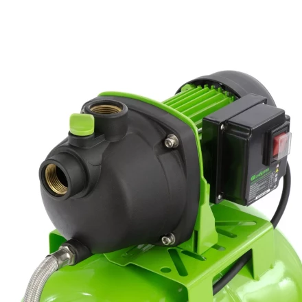 Насосная станция НС650-П, 650 Вт, напор 37 м, 3200 л/ч, ресивер 19 л Сибртех 97247 купить в Нижневартовске