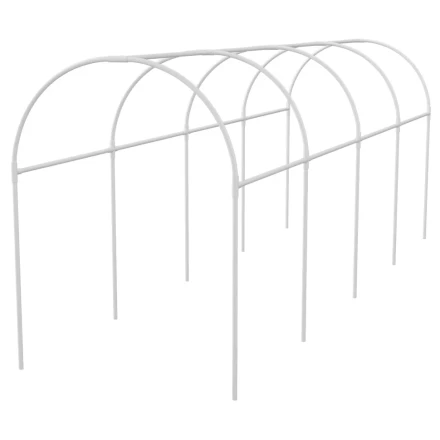 Каркас парника пластиковый 5х1,1х1,2м дуга d 20 мм белый PALISAD 63902 купить в Нижневартовске