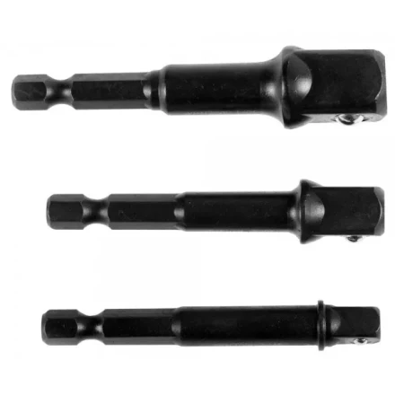 Набор адаптеров KRAFTOOL "EXPERT" для торцовых головок 1/4", 1/2", 3/8", 65 мм, 3 предмета 26775-H3 купить в Нижневартовске