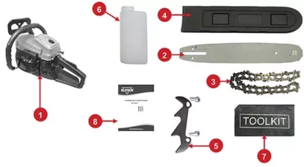 Бензопила Elitech БП 52/20 купить в Нижневартовске
