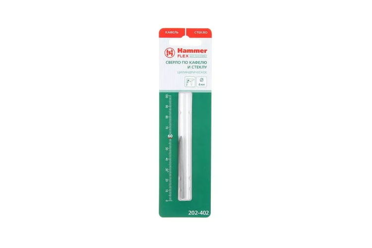 Сверло по плитке HAMMER Ф4х60мм (DR GL 4,0мм*60мм) купить в Нижневартовске