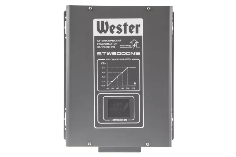 Стабилизатор напряжения WESTER STW3000NS купить в Нижневартовске
