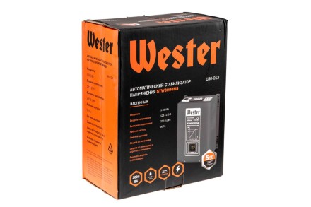 Стабилизатор напряжения WESTER STW3000NS купить в Нижневартовске