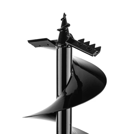 Шнек для грунта ER-200, диаметр 200 мм, длина 800 мм,соединение 20 мм, съемный нож Denzel 56008 купить в Нижневартовске