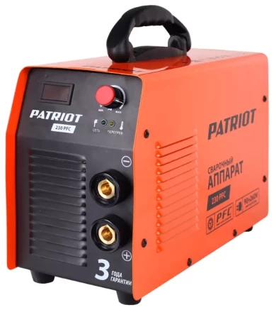 Сварочный инверторный аппарат 230 PFC PATRIOT купить в Нижневартовске
