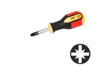 Отвертка крестовая РH№2х 38мм,трехкомп.рук 1/12/120 19674 купить в Нижневартовске