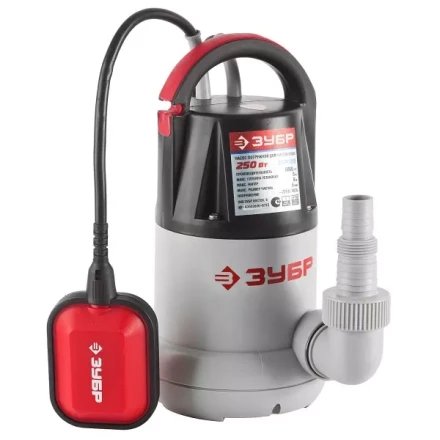 Насос ЗУБР погружной, дренажный, для чистой воды, 110 л/мин, 250Вт ЗНПЧ-250 купить в Нижневартовске