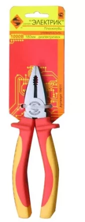 Плоскогубцы универс. диэлектрические 180мм 1/6/60 19011 купить в Нижневартовске