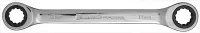 Ключ накидной трещоточный 16х17мм CrV зеркальный хром MATRIX PROFESSIONAL 14505
