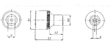 Торцевая головка 3/8"DR внешний TORX Е-14 S06H314 Jonnesway 49706 купить в Нижневартовске