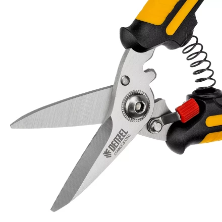 Ножницы универсальные Denzel, 185 мм, нержавеющая сталь, 78318 купить в Нижневартовске