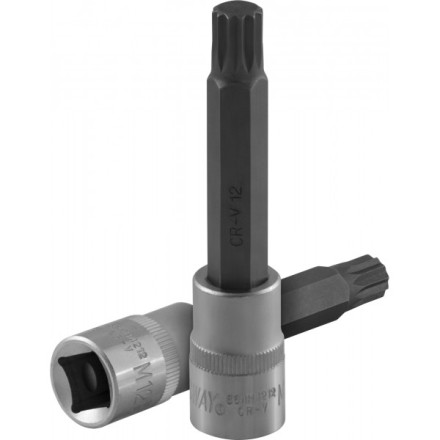 Торцевая насадка 1/2&quot;DR вставка SPLINE M10x100мм для ГБЦ двигателей VAG  S64H4212 Jonnesway 49466 купить в Нижневартовске