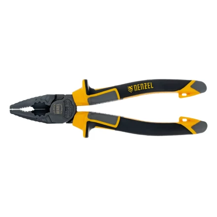 Плоскогубцы комбинированные 180 мм Denzel 17081, трехкомпонентные рукоятки купить в Нижневартовске