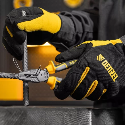 Плоскогубцы комбинированные 180 мм Denzel 17081, трехкомпонентные рукоятки купить в Нижневартовске