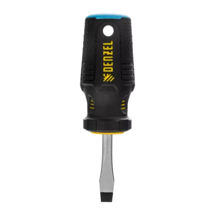 Отвертка, SL6x38 мм, S2, 3к рукоятка Denzel 122017 купить в Нижневартовске
